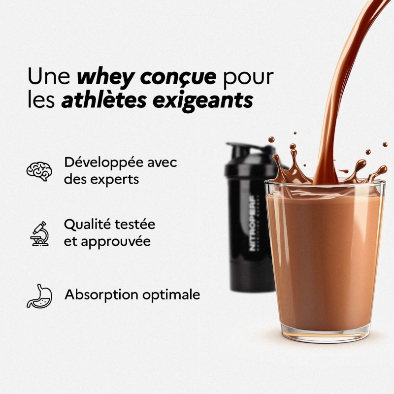 NITROPERF - Whey Isolate Native - Athlètes Exigeants