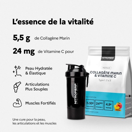 Collagène Marin & Vitamine C - NITROPERF - Vitalité