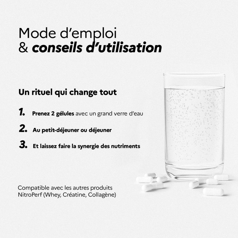 Multivitamines - NITROPERF - Conseils d'utilisations