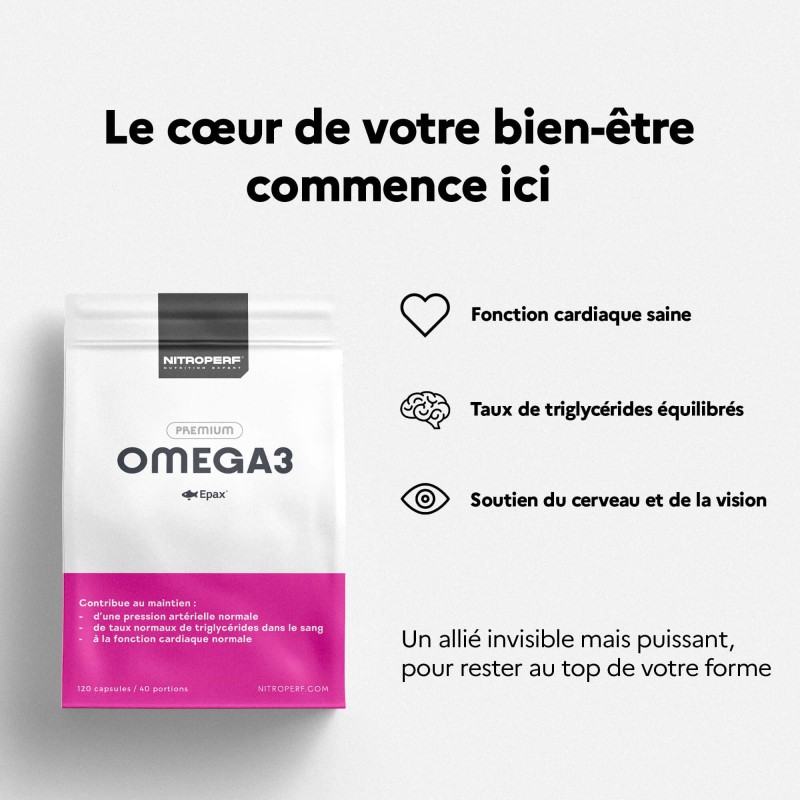Omega 3 - NITROPERF - Bien-Être