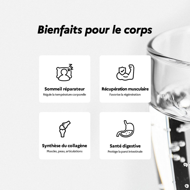 Glycine Cristallisée - NITROPERF - Bienfaits pour le corps