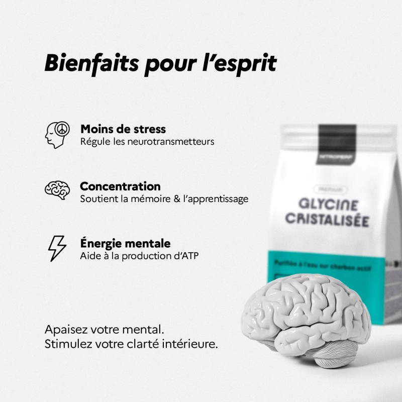 Glycine Cristallisée - NITROPERF - Bienfaits pour l'esprit