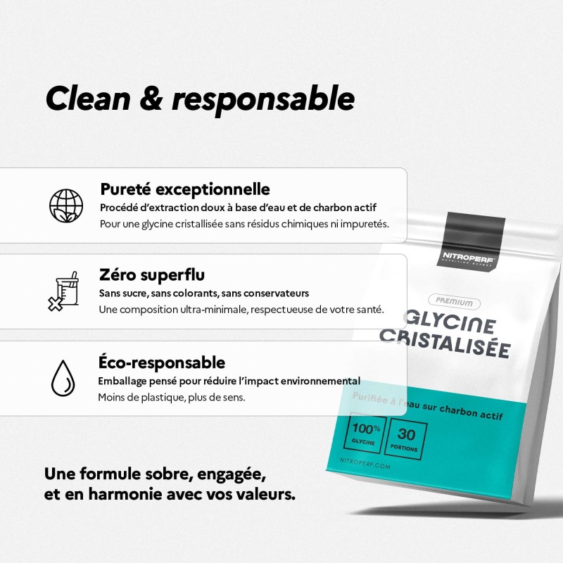 Glycine Cristallisée - NITROPERF - Clean et Responsable